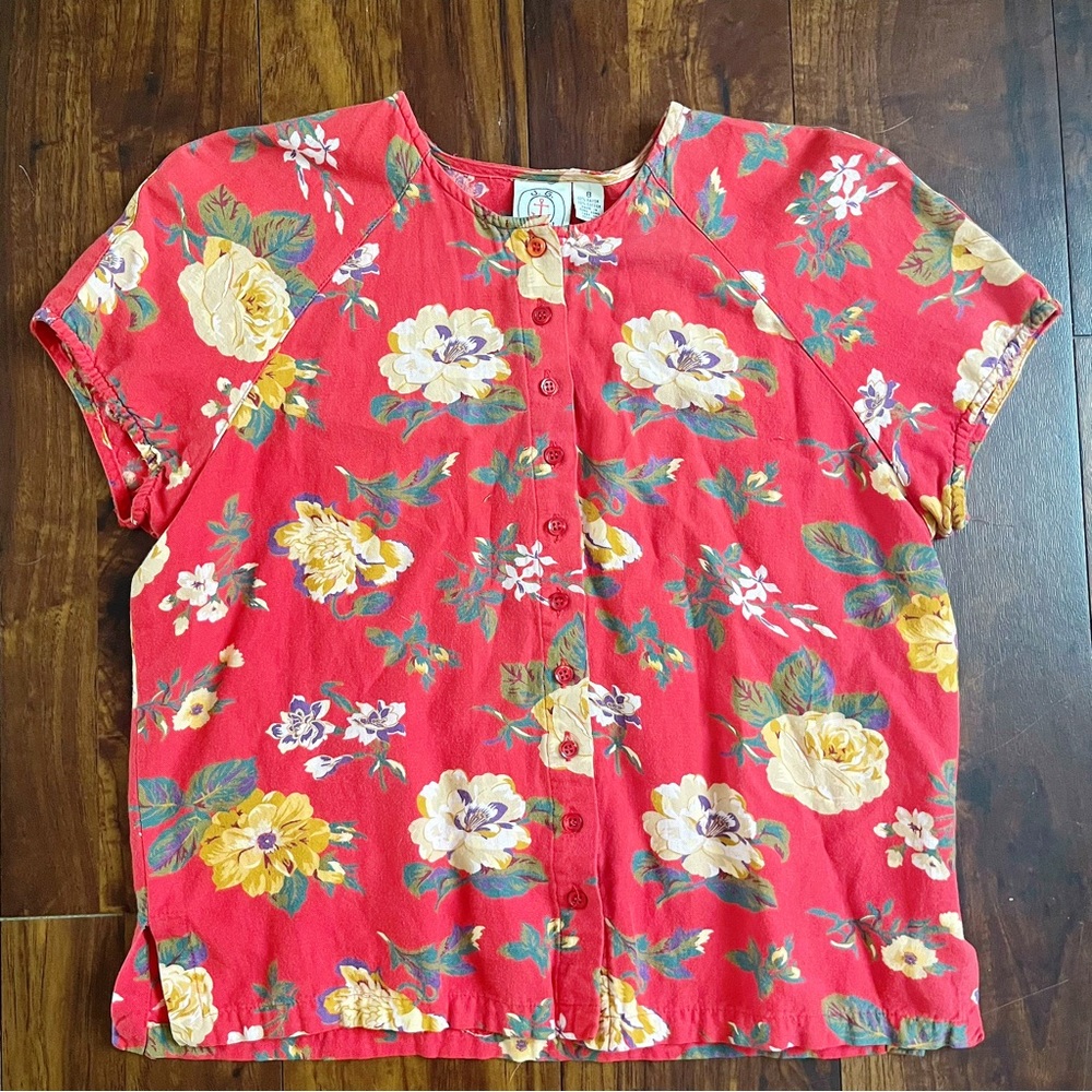 Vintage J.G. Hook Button Up Short Sleeved Shirt